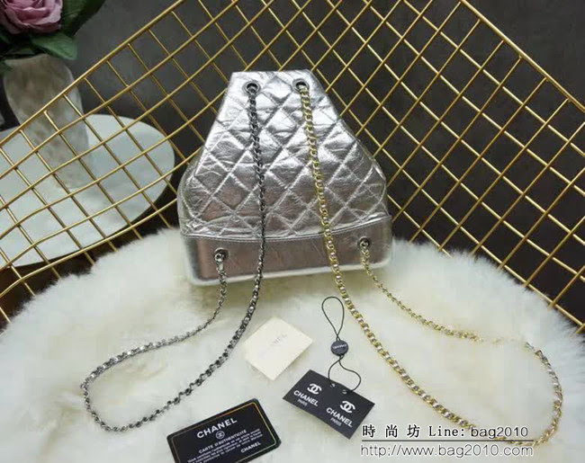 香奈兒CHANELChane Gabrielle2018新款雙肩背囊款流浪背包 DSC1354